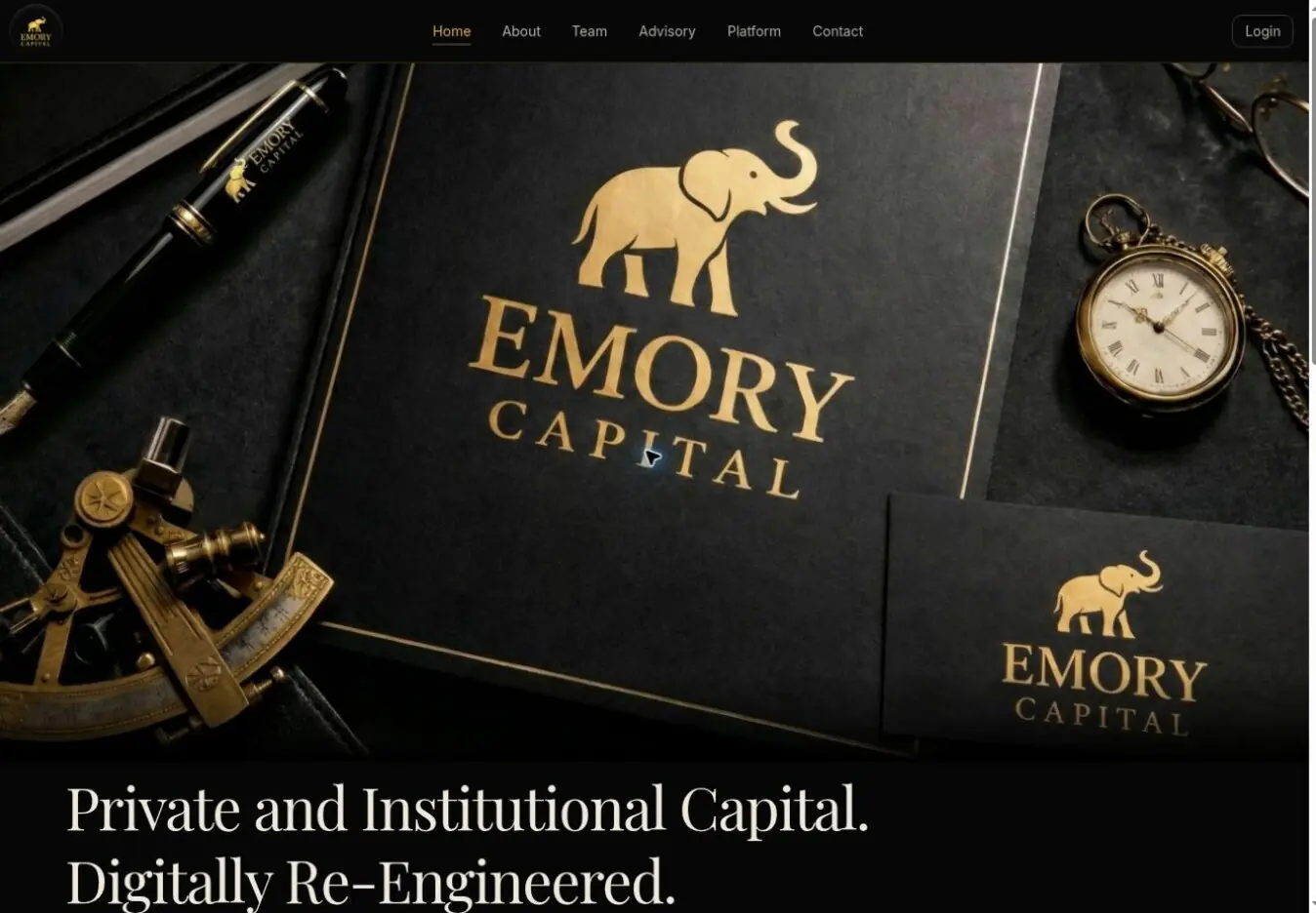 Emory Capital production website