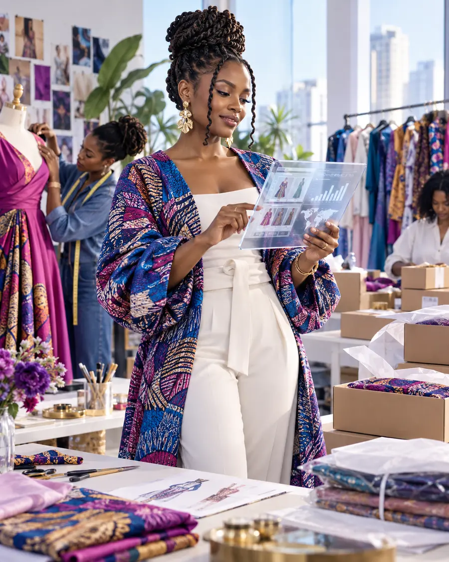 Fashion founder using an IPXS commerce system